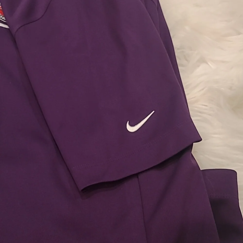 * Nike Golf Shirt Medium Purple Schwinn Quality.